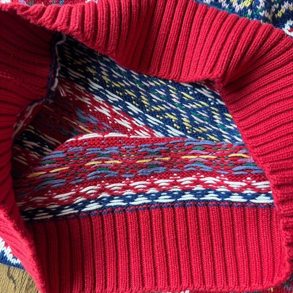 Vintage Ralph Lauren Red Holiday Sweater – Size Large, Excellent Condition - Picture 2 of 11